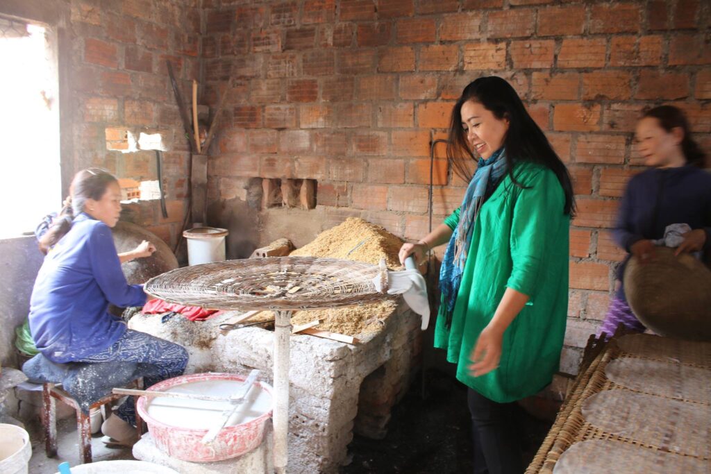 Làng Nghề tráng Bánh tại An Nhơn Bình Định