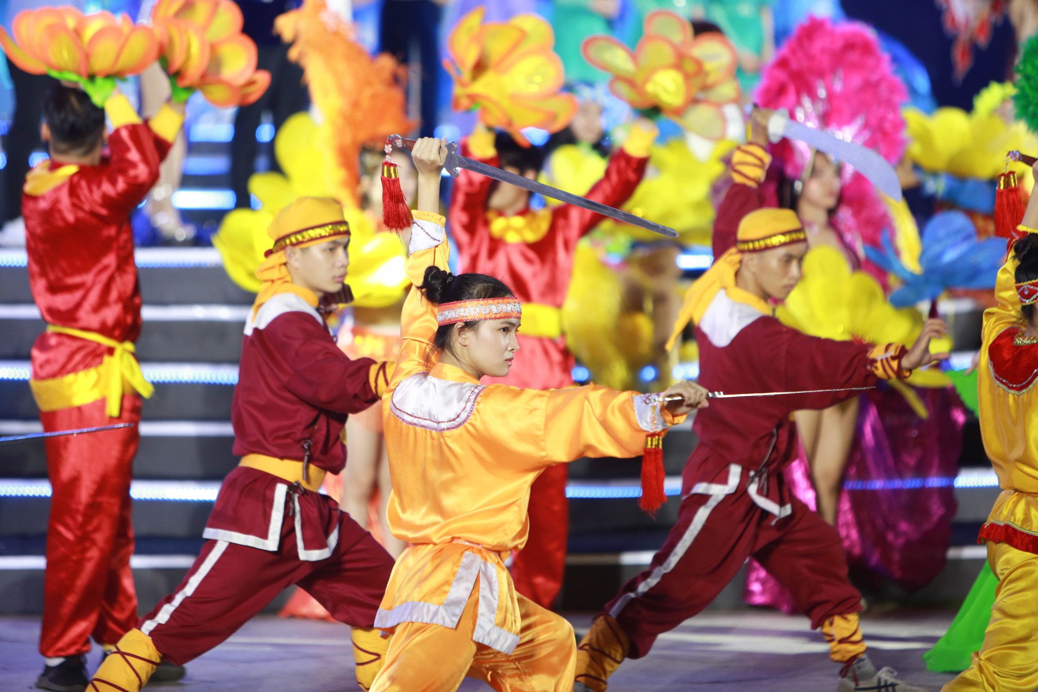 Võ cổ truyền Bình Định có mặt trong các dịp Tết, đại lễ tại Bình Định và mang đi biểu diễn các nơi