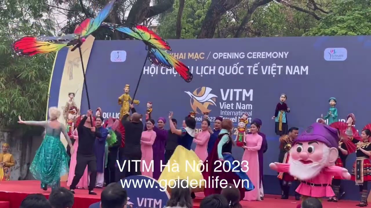 Khai mạc VITM Hà Nội 2023 - Golden Life Travel Official - YouTube